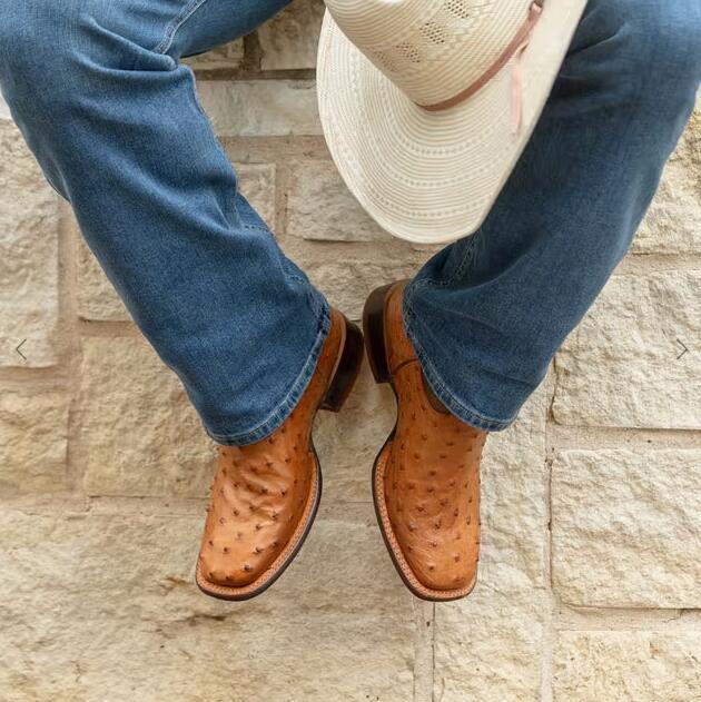 Tecovas Outlet | Men's The Emmitt-Grain Ostrich