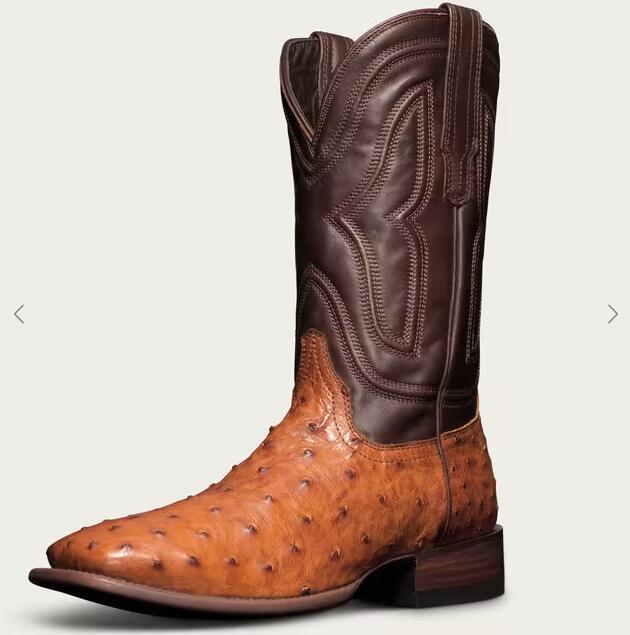 Tecovas Outlet | Men's The Emmitt-Pecan Ostrich