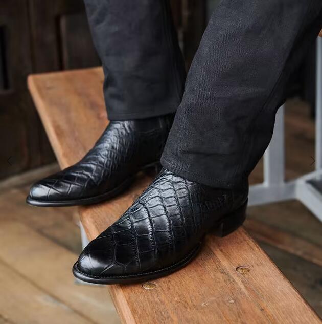 Tecovas Outlet | Men's The Townes-Midnight Alligator