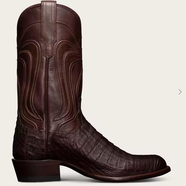 Tecovas Outlet | Men's The Dillon-Mahogany Caiman