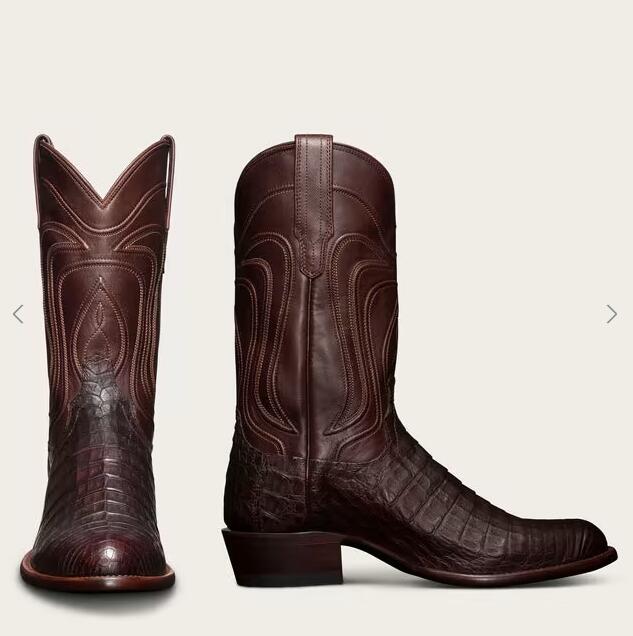 Tecovas Outlet | Men's The Dillon-Mahogany Caiman