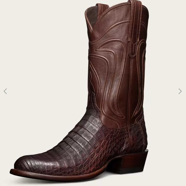 Tecovas Outlet | Men's The Dillon-Mahogany Caiman