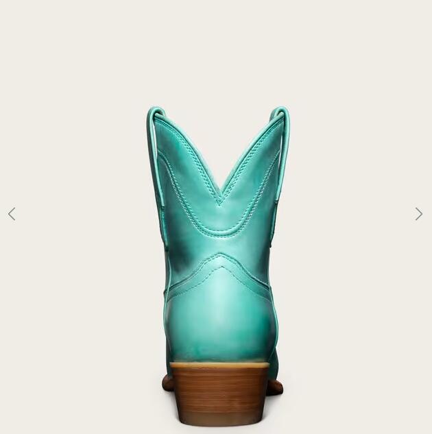 Tecovas Outlet | Women's The Penny-Turquoise Bovine