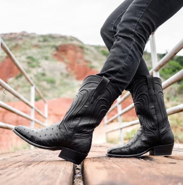 Tecovas Outlet | Women's The Jessie-Midnight Ostrich