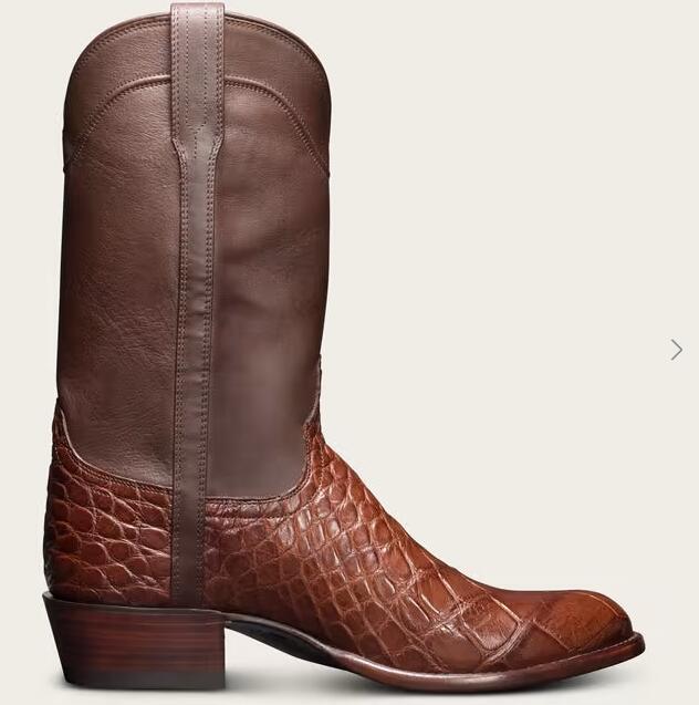 Tecovas Outlet | Men's The Austin-Walnut Alligator - Click Image to Close