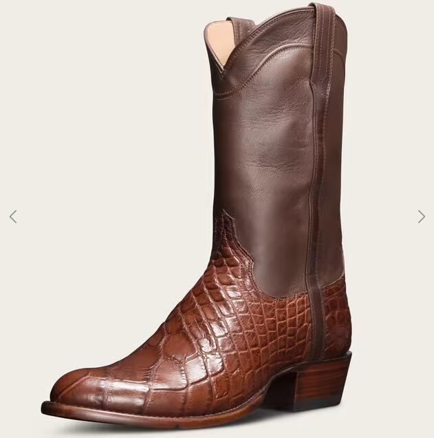 Tecovas Outlet | Men's The Austin-Walnut Alligator