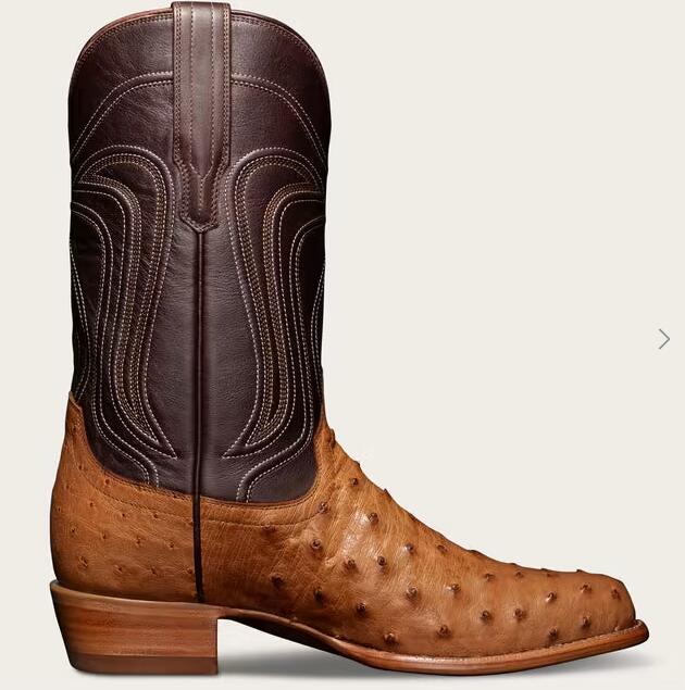 Tecovas Outlet | Men's The Wyatt-Grain Ostrich - Click Image to Close