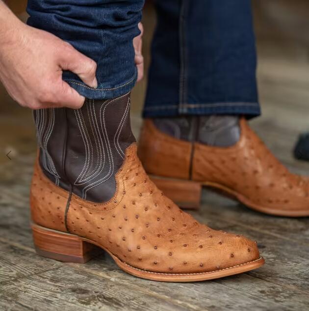 Tecovas Outlet | Men's The Wyatt-Grain Ostrich