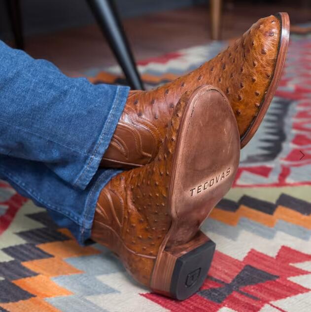 Tecovas Outlet | Men's The Wyatt-Pecan Ostrich