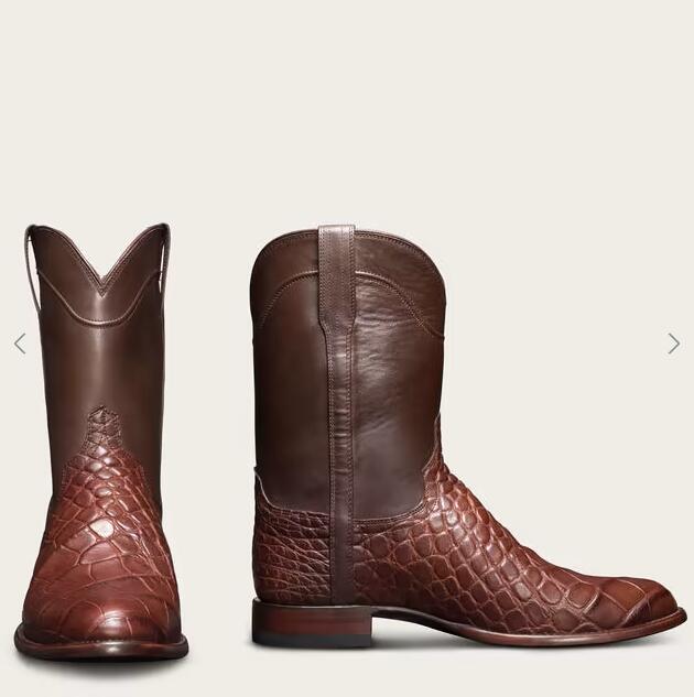 Tecovas Outlet | Men's The Townes-Walnut Alligator